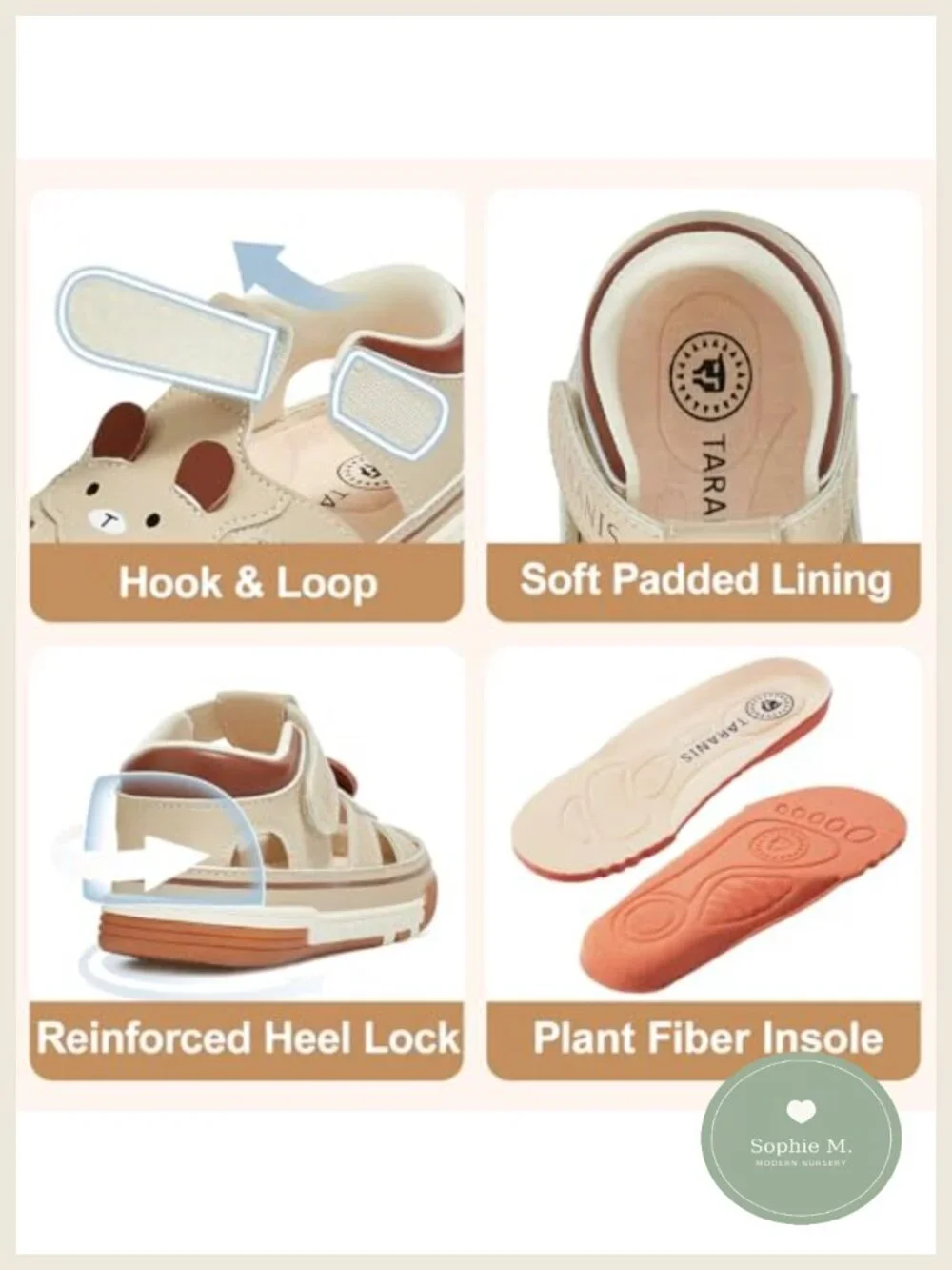 Toddler Summer Squeak Sneakers, Breathable Athletic Sandals, Slip-On